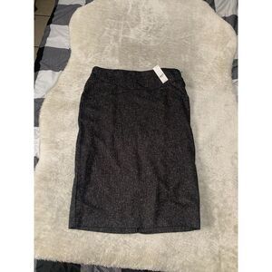 New NY&C Womens‎ Black Business Casual Skirt Size 12 NWT